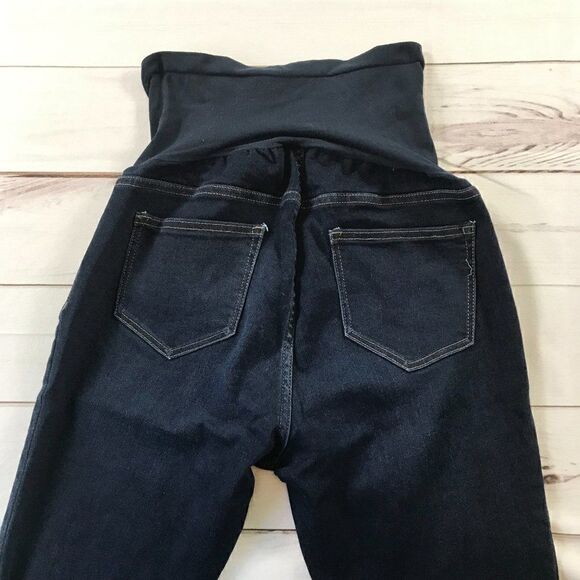 Indigo Blue Secret Fit Belly Stretch Ankle Maternity Jeggings - Picture 14 of 15
